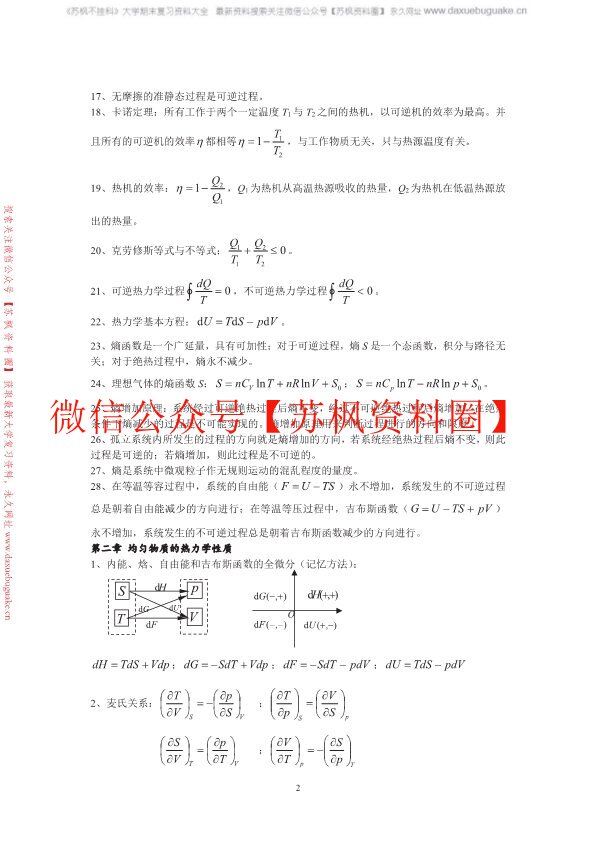 热力学统计物理